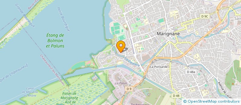localisation de l'entreprise MONSIEUR ANTHONY CASUBOLO  MARIGNANE