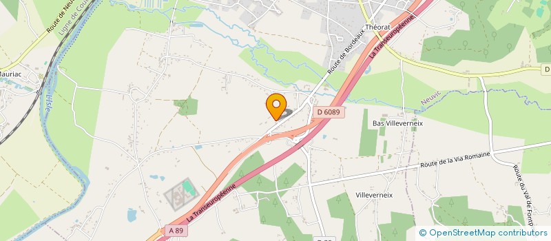 localisation de l'entreprise MONSIEUR ANTHONY CAUBET  NEUVIC