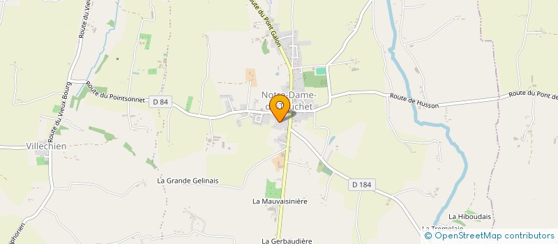 localisation de l'entreprise MONSIEUR ANTHONY CAUDRON  ROMAGNY FONTENAY