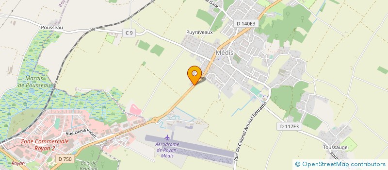 localisation de l'entreprise MONSIEUR ANTHONY CAZALAS  MEDIS