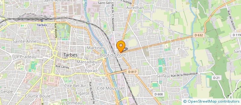 localisation de l'entreprise MONSIEUR ANTHONY CAZENEUVE  AUREILHAN