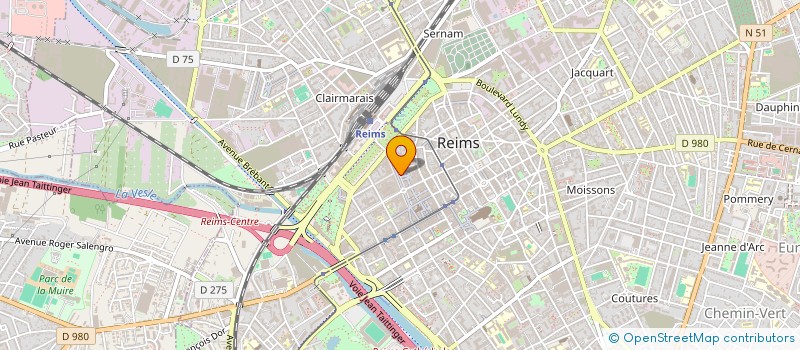 localisation de l'entreprise MONSIEUR ANTHONY CELEN  REIMS