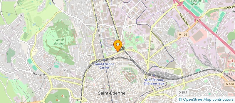 localisation de l'entreprise MONSIEUR ANTHONY CELSA  SAINT-ETIENNE