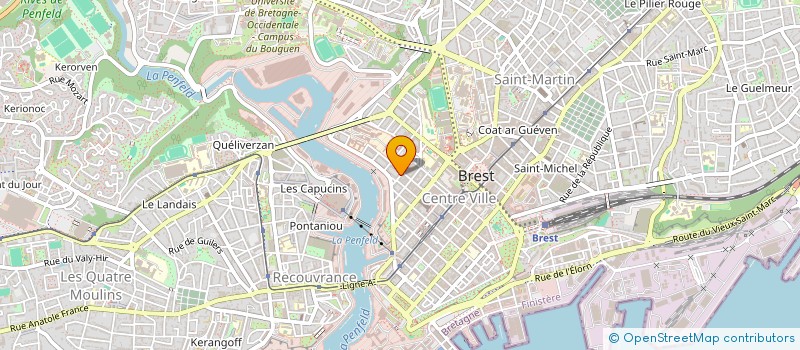 localisation de l'entreprise MONSIEUR ANTHONY CERVEAUX  BREST