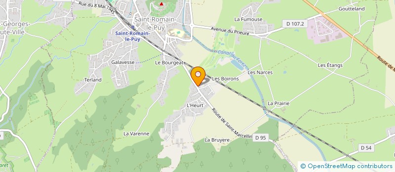 localisation de l'entreprise MONSIEUR ANTHONY CESA  SAINT-ROMAIN-LE-PUY