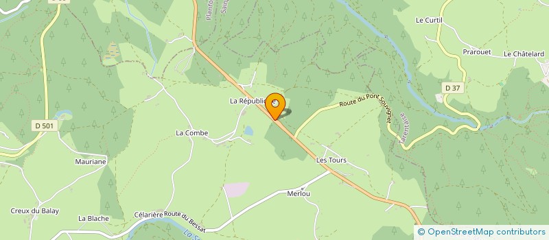 localisation de l'entreprise MONSIEUR ANTHONY CHABANON  SAINT-GENEST-MALIFAUX