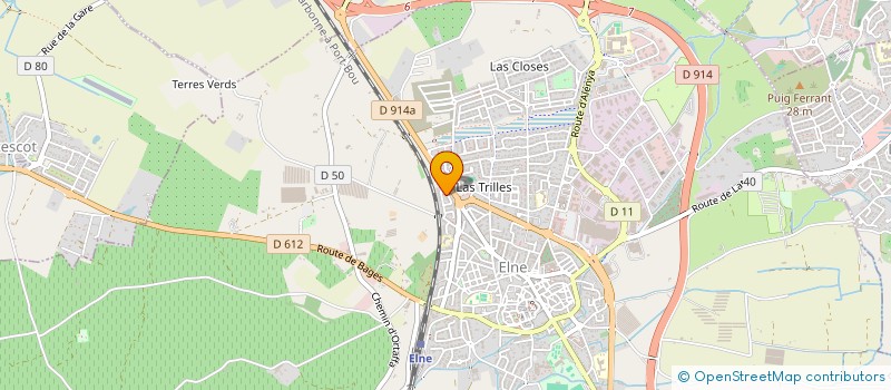 localisation de l'entreprise MONSIEUR ANTHONY CHABRIER  ELNE