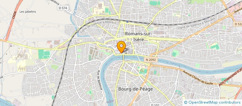 localisation de l'entreprise MONSIEUR ANTHONY CHAMBAUD à ROMANS-SUR-ISERE