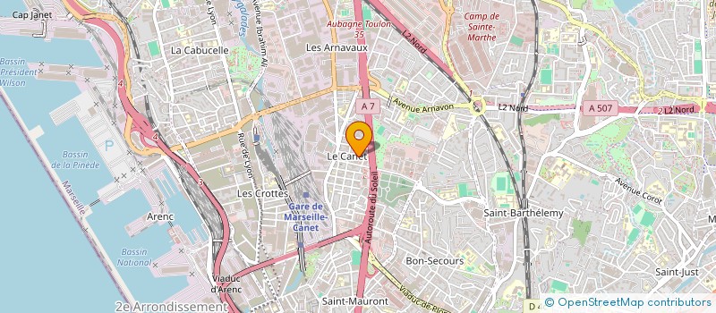 localisation de l'entreprise MONSIEUR ANTHONY CHAMPEROUX  MARSEILLE