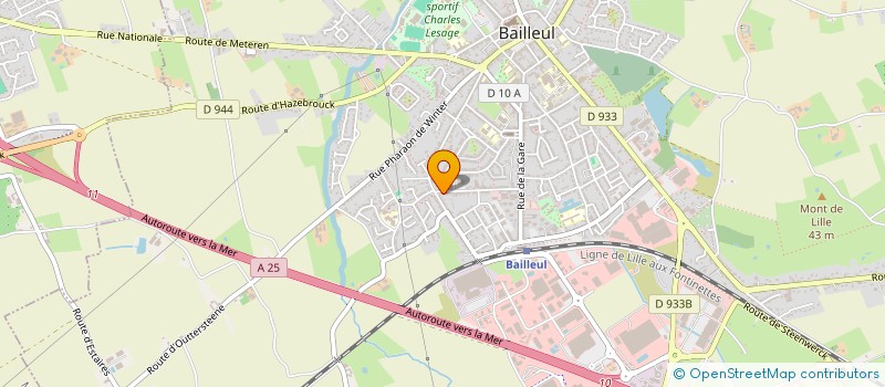 localisation de l'entreprise MONSIEUR ANTHONY CHAMPEU à BAILLEUL