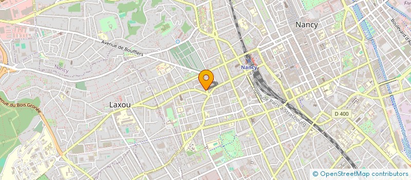 localisation de l'entreprise MONSIEUR ANTHONY CHANTY  NANCY