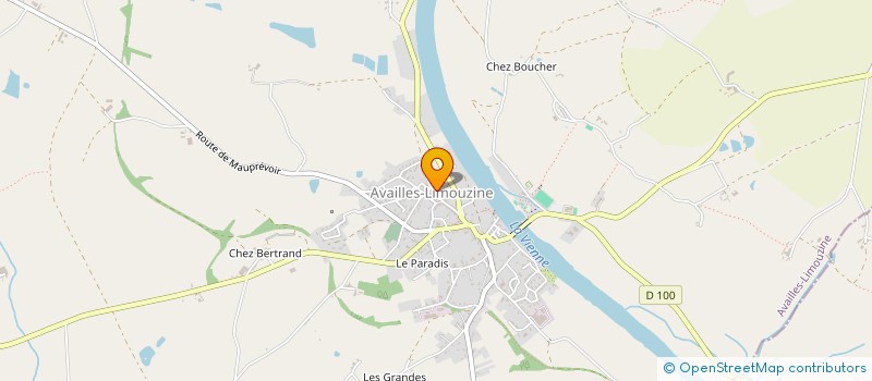 localisation de l'entreprise MONSIEUR ANTHONY CHAPMAN à AVAILLES-LIMOUZINE