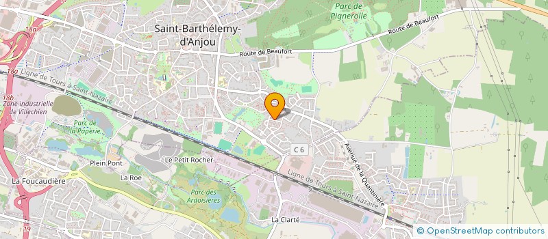 localisation de l'entreprise MONSIEUR ANTHONY CHARBONNEAU  LE PLESSIS-GRAMMOIRE