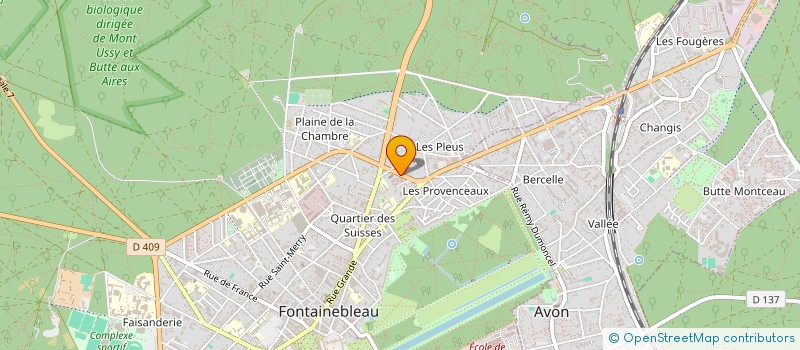 localisation de l'entreprise MONSIEUR ANTHONY CHARBONNEAU  FONTAINEBLEAU