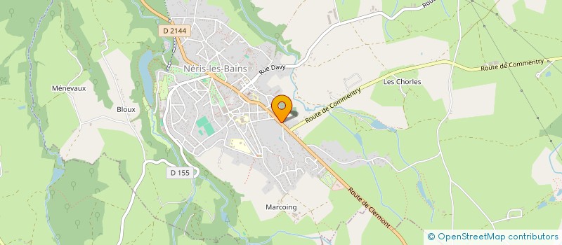 localisation de l'entreprise MONSIEUR ANTHONY CHARPENAY  NERIS-LES-BAINS