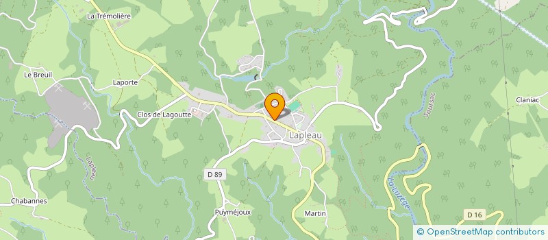 localisation de l'entreprise MONSIEUR ANTHONY CHARPENTIER  LAPLEAU