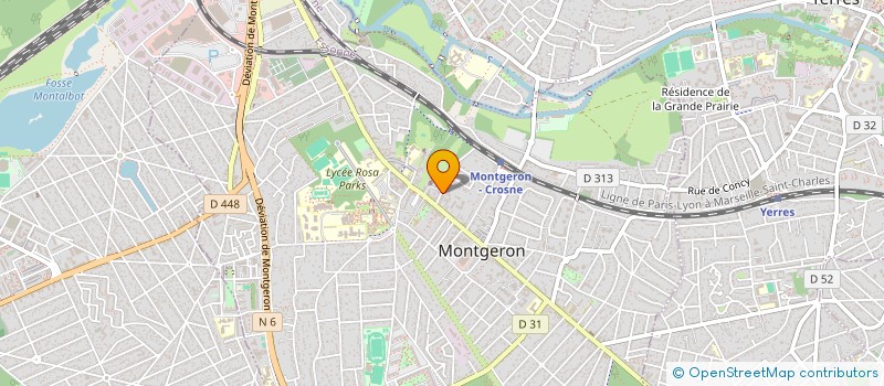 localisation de l'entreprise MONSIEUR ANTHONY CHARPENTIER à MONTGERON