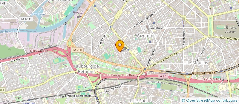 localisation de l'entreprise MONSIEUR ANTHONY CHARREAU à LILLE