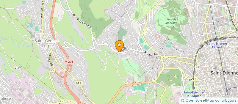 localisation de l'entreprise MONSIEUR ANTHONY CHATAGNON  SAINT-GENEST-LERPT