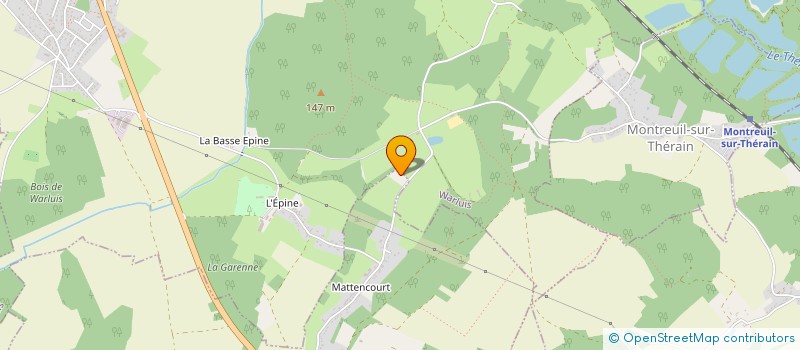 localisation de l'entreprise MONSIEUR ANTHONY CHATELAIN  ABBECOURT