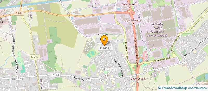 localisation de l'entreprise MONSIEUR ANTHONY CHAUMONT  HAISNES