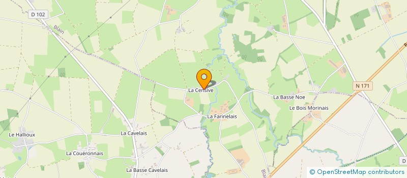 localisation de l'entreprise MONSIEUR ANTHONY CHAUVET  BLAIN