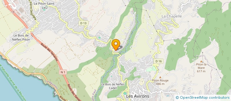 localisation de l'entreprise MONSIEUR ANTHONY CHAUVIN à SAINT-LEU