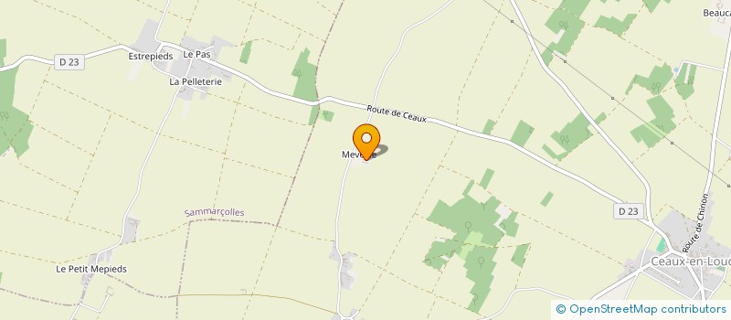 localisation de l'entreprise MONSIEUR ANTHONY CHAVENEAU  CEAUX-EN-LOUDUN