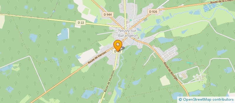 localisation de l'entreprise MONSIEUR ANTHONY CHAZAL  NEUVY-SUR-BARANGEON