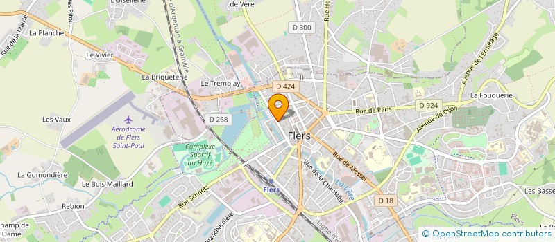 localisation de l'entreprise MONSIEUR ANTHONY CHEDEVILLE  FLERS