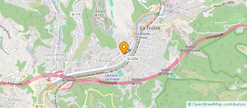 localisation de l'entreprise MONSIEUR ANTHONY CHENEAU  NICE