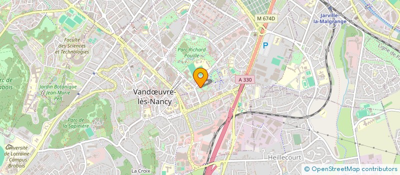 localisation de l'entreprise MONSIEUR ANTHONY CHENNOUF  VANDUVRE-LES-NANCY