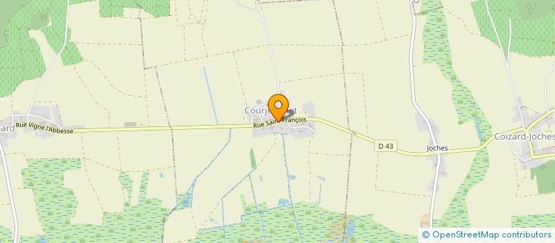 localisation de l'entreprise MONSIEUR ANTHONY CHERE  COURJEONNET