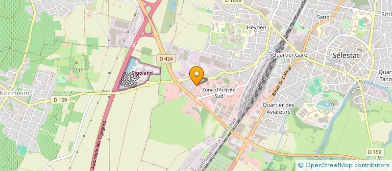 localisation de l'entreprise MONSIEUR ANTHONY CHEREL  SELESTAT