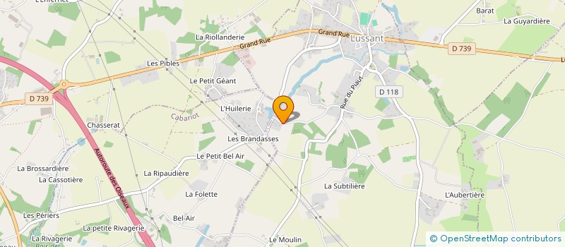 localisation de l'entreprise MONSIEUR ANTHONY CHEVALIER  LUSSANT