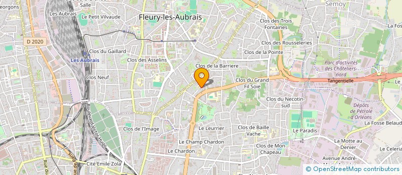 localisation de l'entreprise MONSIEUR ANTHONY CHEVALLEREAU  ORLEANS