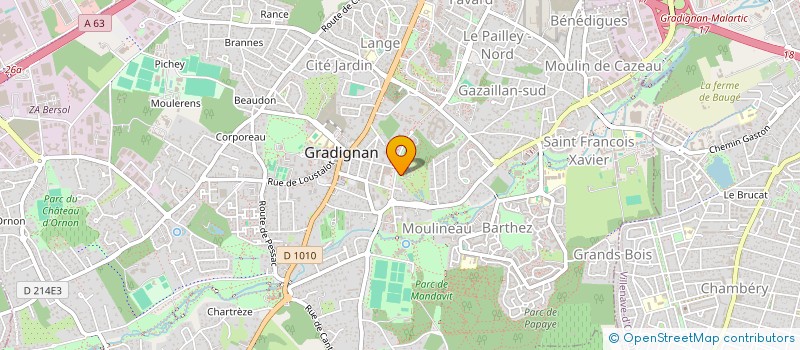 localisation de l'entreprise MONSIEUR ANTHONY CHHIM  GRADIGNAN