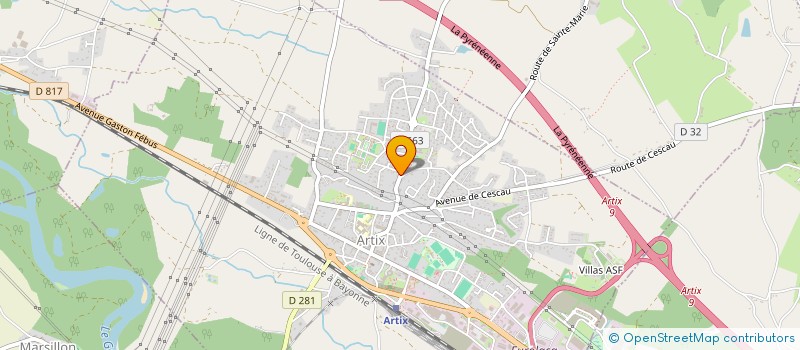 localisation de l'entreprise MONSIEUR ANTHONY CHIGE à ARTIX