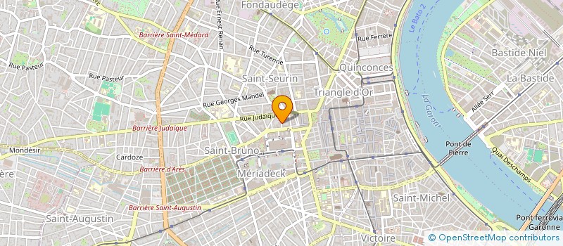 localisation de l'entreprise MONSIEUR ANTHONY CHIRON  BORDEAUX