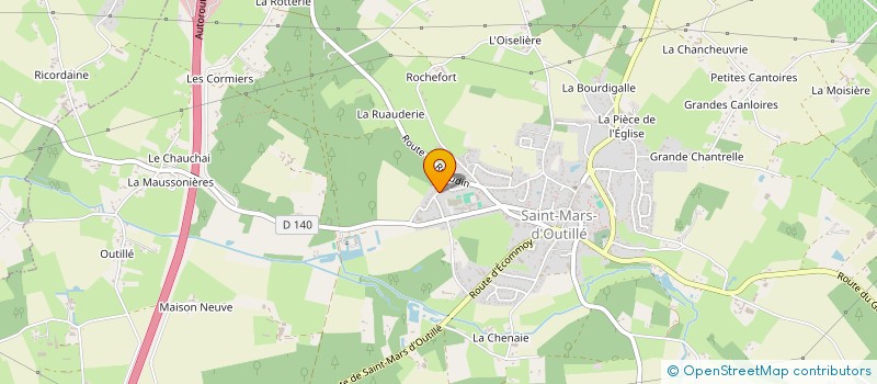 localisation de l'entreprise MONSIEUR ANTHONY CHOSSIS  SAINT-MARS-D'OUTILLE