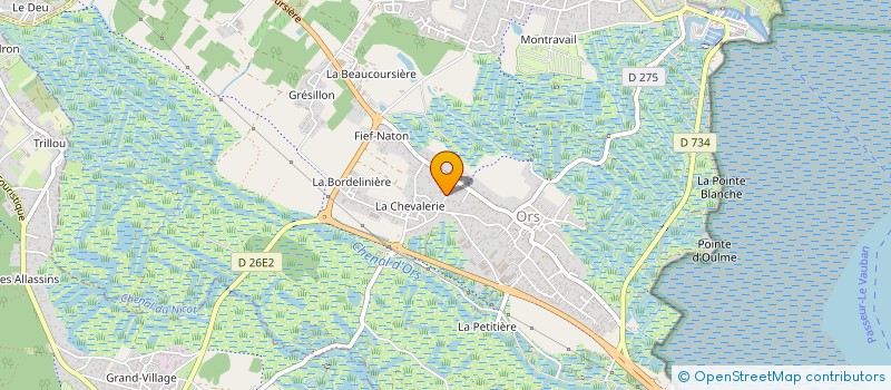 localisation de l'entreprise MONSIEUR ANTHONY CHOTARD  LE CHATEAU-D'OLERON