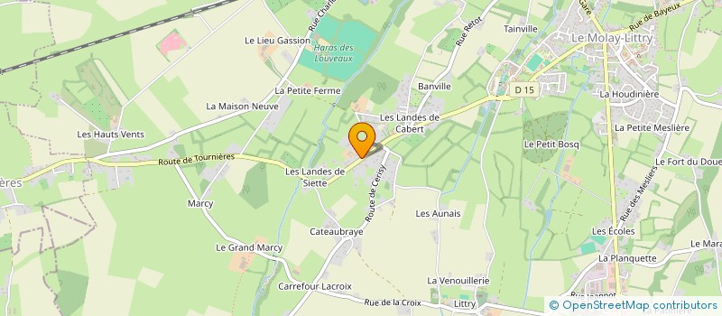 localisation de l'entreprise MONSIEUR ANTHONY CHOUCHANE  LE MOLAY-LITTRY