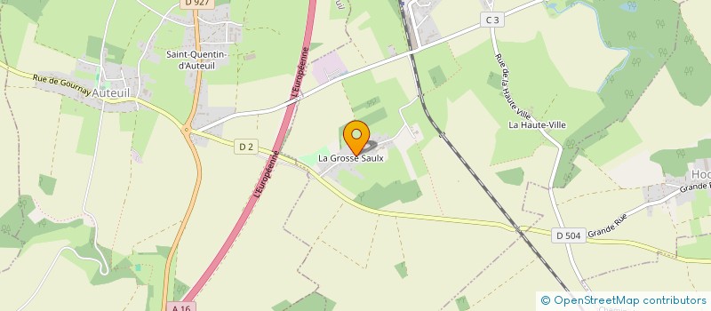 localisation de l'entreprise MONSIEUR ANTHONY CHOUX  SAINT-SULPICE