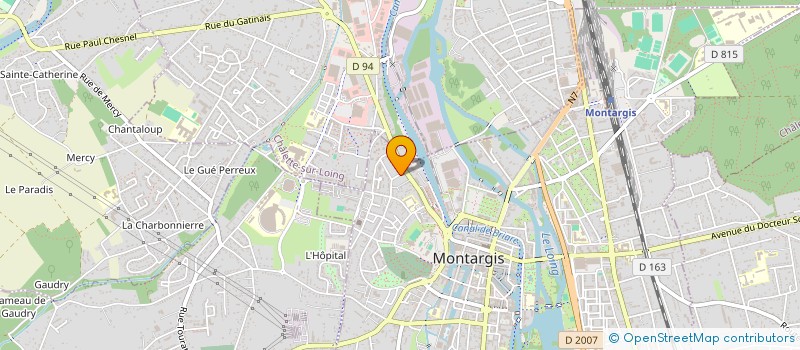 localisation de l'entreprise MONSIEUR ANTHONY CHRISTOPHE à MONTARGIS