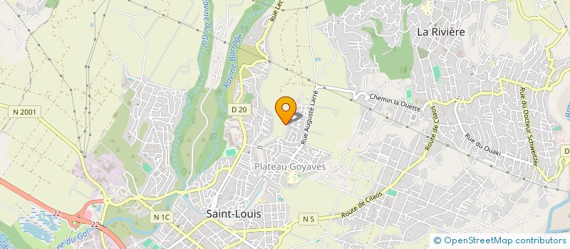 localisation de l'entreprise MONSIEUR ANTHONY CILLON  SAINT-LOUIS