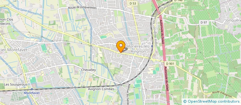 localisation de l'entreprise MONSIEUR ANTHONY CIRIELLO  MORIERES-LES-AVIGNON