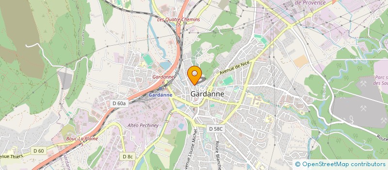 localisation de l'entreprise MONSIEUR ANTHONY CLAPASSON à GARDANNE