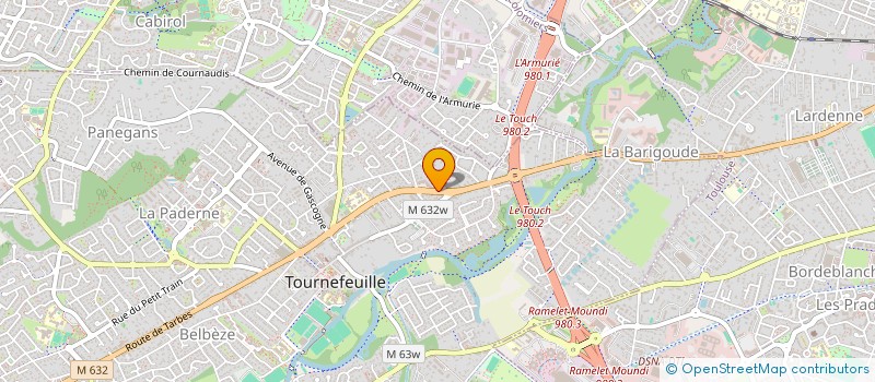 localisation de l'entreprise MONSIEUR ANTHONY CLARIN à TOURNEFEUILLE