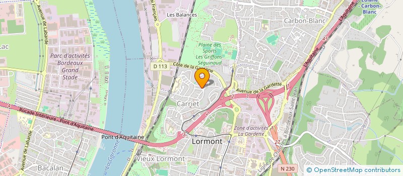 localisation de l'entreprise MONSIEUR ANTHONY CLEKA  LORMONT