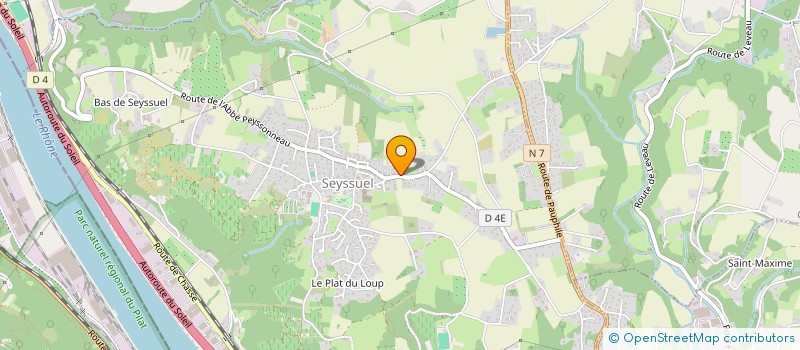 localisation de l'entreprise MONSIEUR ANTHONY CLEMARON  SEYSSUEL